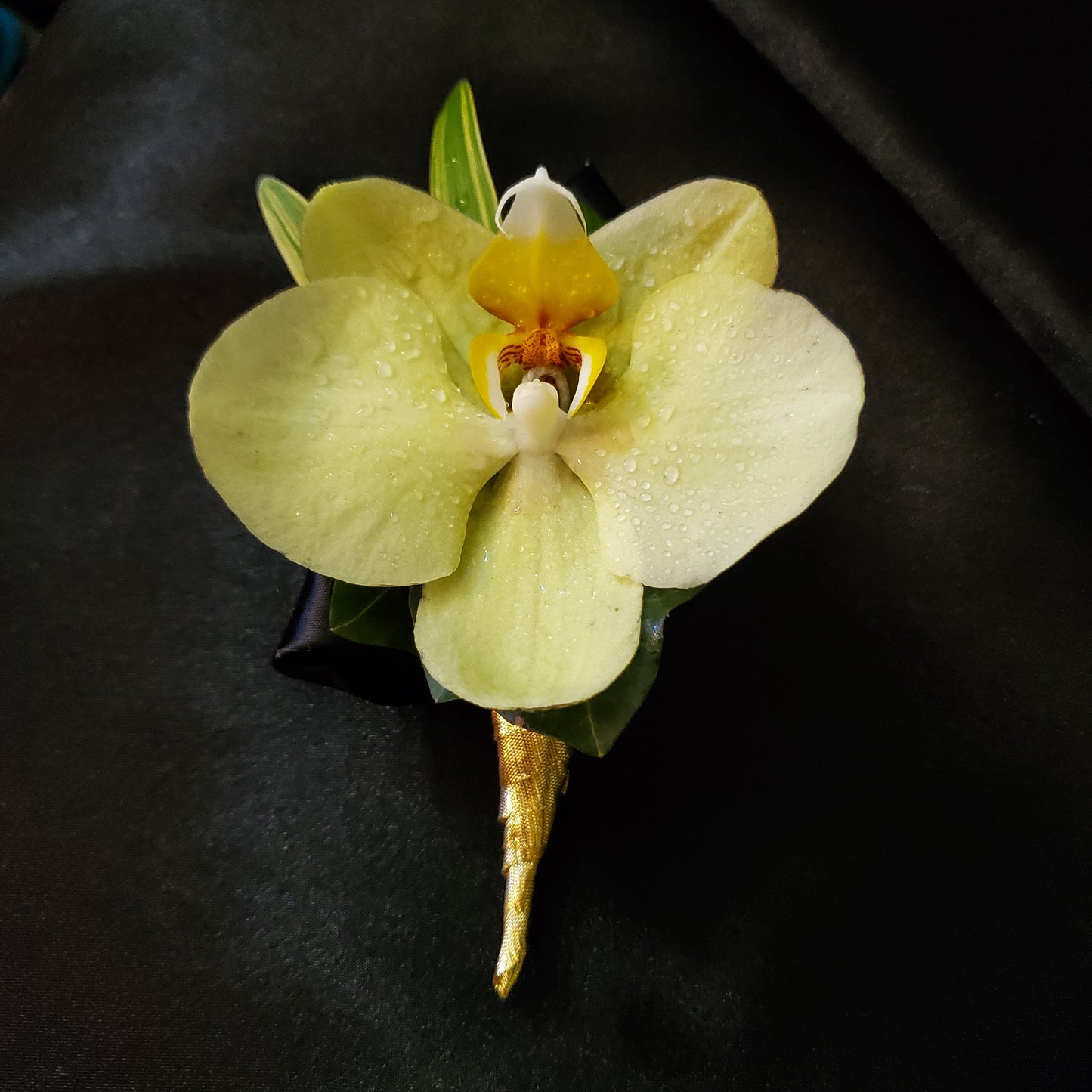 Orchid Boutonniere